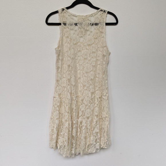 Free People FP ONE Dip Dye Emily Slip Ivory Cream M - Picture 4 of 5
